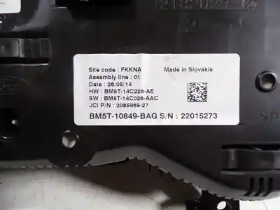 Second-hand car spare part dashboard for ford c-max (ceu) 1.0 ecoboost cat oem iam references 2254315  bm5t10849bag