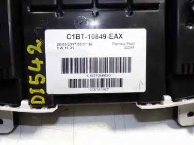 Автозапчастина б/у панель інструментів для ford fiesta vi (cb1, ccn) 1.25 посилання на oem iam 2086524  c1bt10849eax
