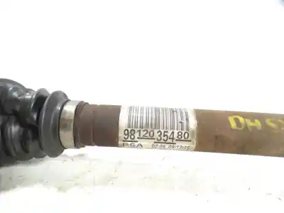 Автозапчастина б/у правий привід для citroen c-elysee (dd_) 1.6 bluehdi 100 посилання на oem iam 9812035480  9812035480
