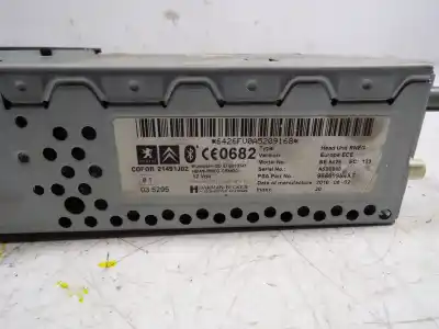Second-hand car spare part audio system / radio cd for peugeot 5008 (0u_, 0e_) 1.6 hdi oem iam references 96661984xt  