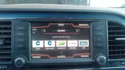 Recambio de automóvil de segunda mano de pantalla multifuncion para seat leon (5f1) 1.2 tsi referencias oem iam 5f09196041qb  5f0919604