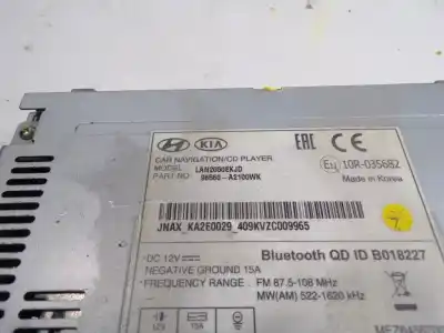 Second-hand car spare part gps navigation system for kia cee´´d 1.6 crdi cat oem iam references 96560a2100  96560a2100wk