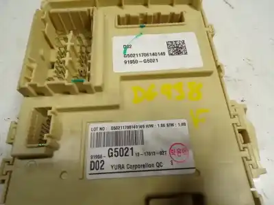 Second-hand car spare part fuse box unit for kia niro concept oem iam references 91950g5021 g50211706140149 91950g5021