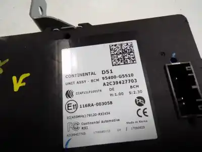 Second-hand car spare part electronic module for kia niro concept oem iam references 95400g5510 a2c39427703 95400g5510