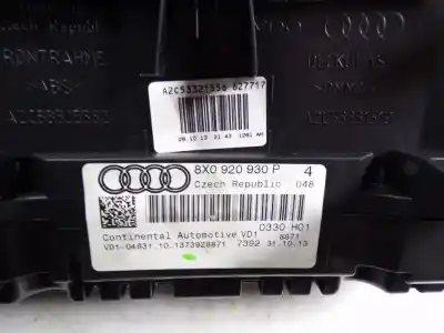 Автозапчастина б/у панель інструментів для audi a1 (8x) 1.6 tdi 90 cv / 66 kw посилання на oem iam 8x0920930p a2c53321556 8x0820930p