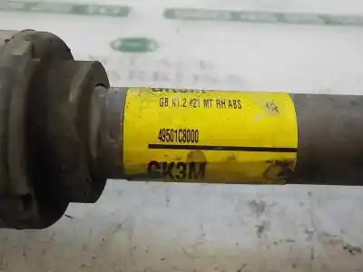 Автозапчастина б/у правий привід для hyundai i20 ii (gb, ib) 1.2 посилання на oem iam 49501c8000  49501c8000