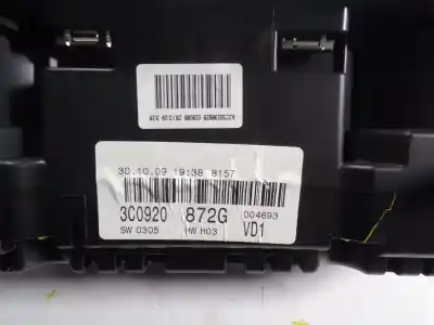 Second-hand car spare part dashboard for volkswagen passat b6 variant (3c5) 2.0 tdi oem iam references 3c0920872g a2c53238928 3c0920872g