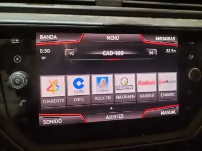 Recambio de automóvil de segunda mano de pantalla multifuncion para seat arona 1.0 tsi referencias oem iam 6f09196052zz a2c1516970101 6f0919605