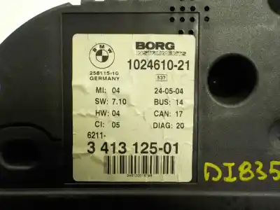 Second-hand car spare part dashboard for bmw x3 (e83) 3.0 24v cat oem iam references 62103454347 102461021 341312501