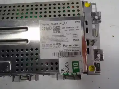 Recambio de automóvil de segunda mano de pantalla multifuncion para audi a1 sportback (gba) 1.0 tfsi referencias oem iam 82a919604b  82a919604b