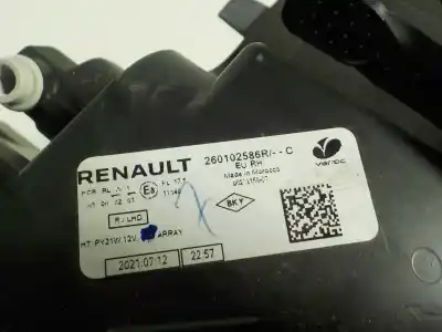 Tweedehands auto-onderdeel rechts koplamp voor dacia sandero 0.9 tce oem iam-referenties 260102586r  