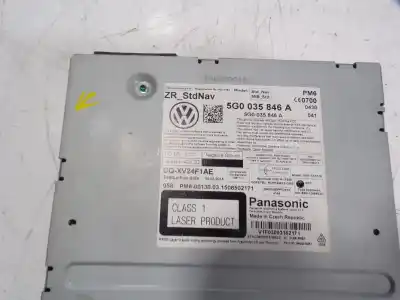 Pièce détachée automobile d'occasion système audio / radiocd pour volkswagen golf vii (5g1, bq1, be1, be2) 2.0 tdi références oem iam 5g0035846a  5g0035846a