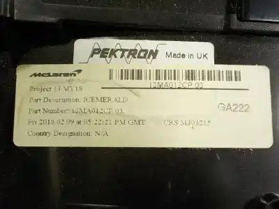 Peça sobressalente para automóvel em segunda mão quadrante por mclaren 570s spider p13 referências oem iam   13ma012cp03