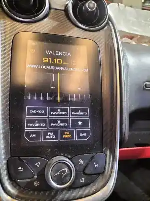 Recambio de automóvil de segunda mano de sistema navegacion gps para mclaren 570s spider p13 referencias oem iam   