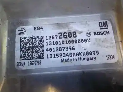 Second-hand car spare part ecu engine control for opel karl 1.0 12v oem iam references 12672780  12672608