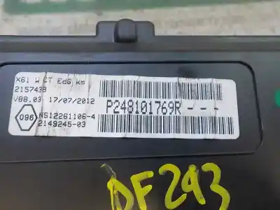 Peça sobressalente para automóvel em segunda mão quadrante por renault kangoo 1.5 dci diesel fap referências oem iam   