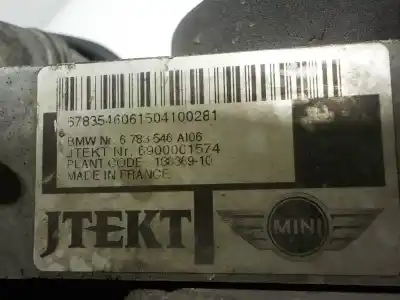 Pièce détachée automobile d'occasion crémaillère de direction pour mini mini (r56) cooper s références oem iam 32106856876 6900001574 6783546