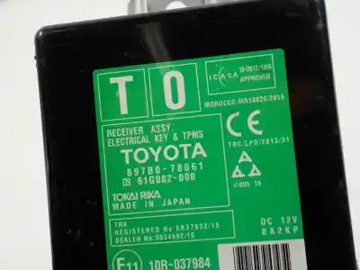 Pezzo di ricambio per auto di seconda mano modulo elettronico per lexus nx 300h 2wd riferimenti oem iam 897b078061  897b078061