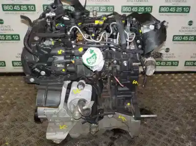 Second-hand car spare part complete engine for dacia duster 1.5 dci diesel fap cat 110 cv / 81 kw oem iam references 100016973r  k9k856