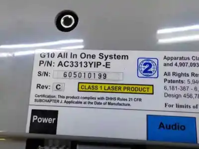 Second-hand car spare part dvd system for land rover range rover sport 2.7 td v6 cat oem iam references lr014074 605010199 605010199