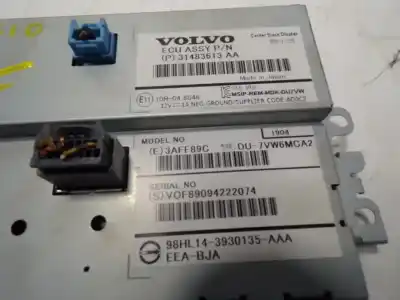 Pezzo di ricambio per auto di seconda mano display multifunzione per volvo v40 (2012->) 2.0 inscription [2.0 ltr. - 140 kw diesel cat] riferimenti oem iam 36011464  31483613aa