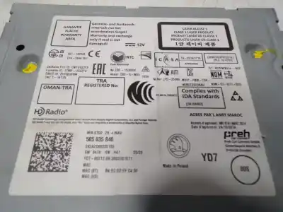 Peça sobressalente para automóvel em segunda mão sistema de áudio / rádio cd por skoda octavia combi (nx5) 2.0 tdi referências oem iam 565035840  565035840