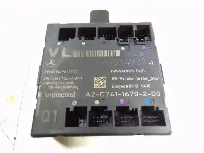 Pièce détachée automobile d'occasion MODULE ÉLECTRONIQUE pour MERCEDES-BENZ CLASE CLA (W117)  Références OEM IAM A1669004002 A2C7411670200 A1669004002