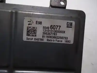Автозапчастина б/у ебу контролер двигуна для opel astra k (b16) 1.6 cdti (68) посилання на oem iam 55487860  55496077