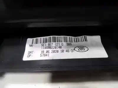 Peça sobressalente para automóvel em segunda mão porta luvas por skoda octavia combi (nx5) 2.0 tdi referências oem iam 5e1857121d9b9  5e1857121d