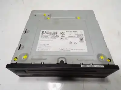 Second-hand car spare part audio system / radio cd for volkswagen tiguan (5n2) 2.0 tdi oem iam references 3q0035824c  3q0035824c