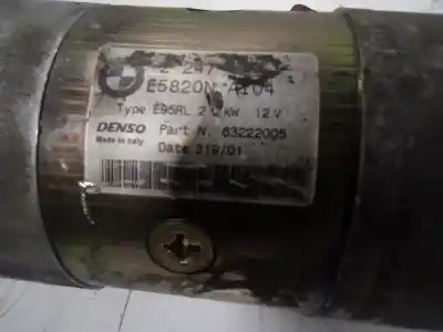 Peça sobressalente para automóvel em segunda mão motor de arranque por bmw x5 (e53) 3.0d referências oem iam 12412179676  e5820na104