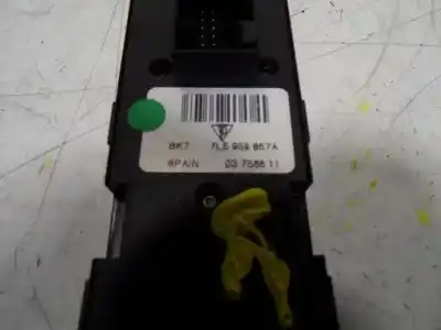 Second-hand car spare part left front power window switch for porsche cayenne (typ 9pa) 3.2 v6 cat oem iam references 95561315601 03756611 7l5959857a
