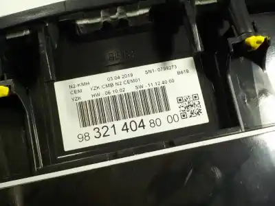 Second-hand car spare part dashboard for citroen c3 picasso 1.2 12v e-thp oem iam references 9832140480  9832140480