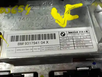 Second-hand car spare part multifunction display for bmw serie 2 gran tourer (f46) 218d oem iam references 65509317941  65509317941