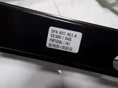 Second-hand car spare part driver left window regulator for seat leon (kl1) 1.0 tsi oem iam references 5fa837461a  5fa837461a