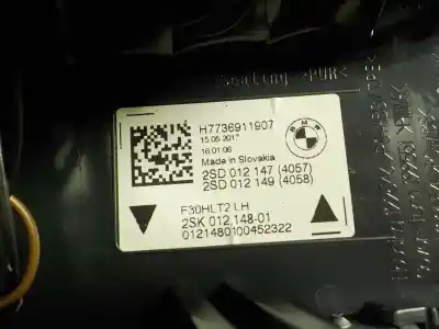 Second-hand car spare part interior left tailgate light for bmw serie 3 lim. (f30) 2.0 16v turbodiesel oem iam references 63217369119  h7736911907