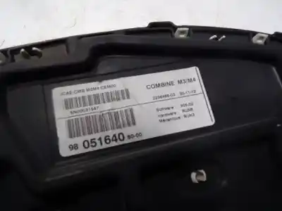 Peça sobressalente para automóvel em segunda mão quadrante por citroen c-elysee (dd_) 1.6 hdi 92 referências oem iam 9805164080 223646603 9805164080