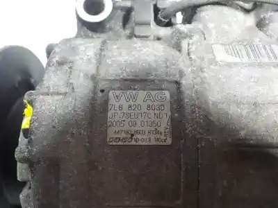 Second-hand car spare part air conditioning compressor for porsche cayenne (typ 9pa) 3.2 v6 cat oem iam references 95812601201 4471808603 7l6820803d
