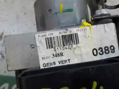 Peça sobressalente para automóvel em segunda mão abs por renault kangoo 1.5 dci diesel fap referências oem iam   