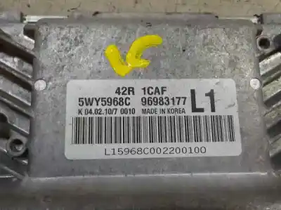 Second-hand car spare part ecu engine control for chevrolet aveo 1.2 cat oem iam references   