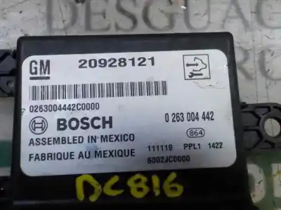 Peça sobressalente para automóvel em segunda mão módulo eletrônico por opel ampera * referências oem iam 20928121 0263004442 20928121