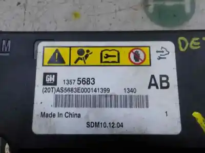 Автозапчасти б/у блок управления подушками безопасности за opel astra j lim. cosmo ссылки oem iam 13575683  13575683