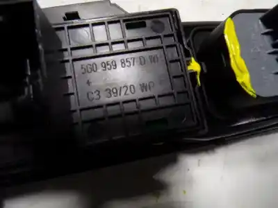 Peça sobressalente para automóvel em segunda mão botão / interruptor elevador vidro dianteiro esquerdo por seat leon (kl1) 1.0 tsi referências oem iam 5g0959857dwhs  5g0959857d