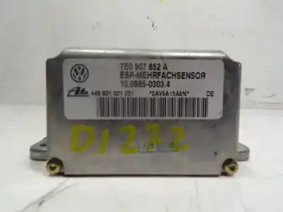 Peça sobressalente para automóvel em segunda mão centralina de asr por volkswagen touareg (7la) tdi r5 referências oem iam 7h0907652