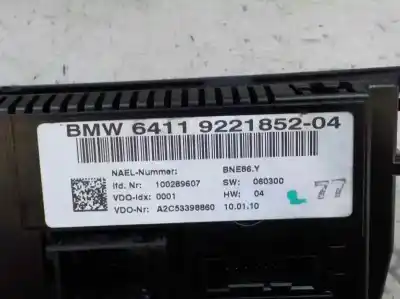 Second-hand car spare part climate control for bmw x1 (e84) xdrive 23d oem iam references 64119292262 a2c53398860 64119221852