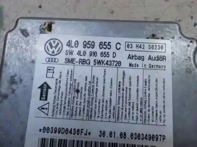Автозапчастина б/у блок управління подушками безпеки для audi q7 (4l) v6 3.0 tdi (176kw) clean diesel ambiente посилання на oem iam 4l0910655d  4l0959655c
