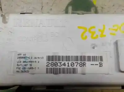 Second-hand car spare part multifunction display for renault kangoo express 1.5 dci oem iam references   