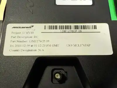 Second-hand car spare part electronic module for mclaren 570s spider p13 oem iam references   13m1448cp02