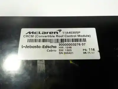 Second-hand car spare part electronic module for mclaren 570s spider p13 oem iam references   11a4030sp