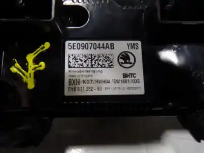 Автозапчастина б/у клімат-контроль для skoda octavia combi (5e5) 1.6 tdi dpf посилання на oem iam 5e0907044abyms 5hb01128280 5e0907044ab